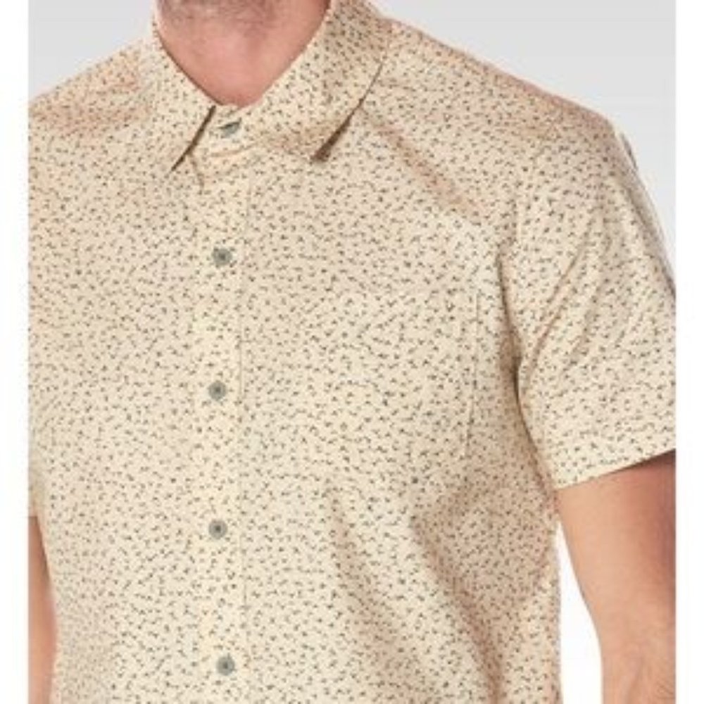 PAIGE Becker Shirt in White Pepper Print